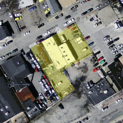 24 Border St, Newton, MA 02465 aerial view