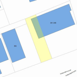 351 Washington St, Newton, MA 02458 plot plan