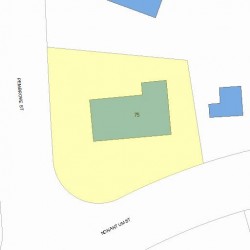 75 Nonantum St, Newton, MA 02458 plot plan