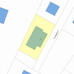 15 Florence Ct, Newton, MA 02460 plot plan