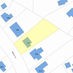 1304 Walnut St, Newton, MA 02461 plot plan