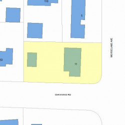 15 Morseland Ave, Newton, MA 02459 plot plan