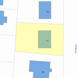 143 Upland Ave, Newton, MA 02461 plot plan