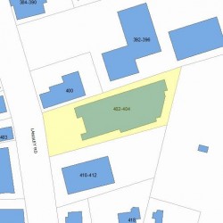 404 Langley Rd, Newton, MA 02459 plot plan