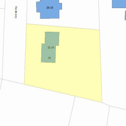 34 Coyne Rd, Newton, MA 02468 plot plan