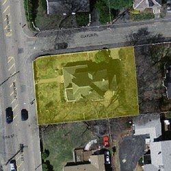 378 Walnut St, Newton, MA 02460 aerial view