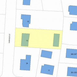 18 Fairfield St, Newton, MA 02460 plot plan