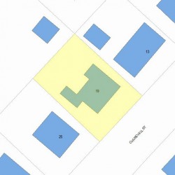 19 Churchill St, Newton, MA 02460 plot plan