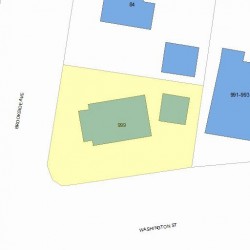 999 Washington St, Newton, MA 02460 plot plan