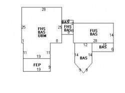 50 Plainfield St, Newton, MA 02468 floor plan