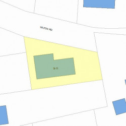 11 Wilton Rd, Newton, MA 02465 plot plan
