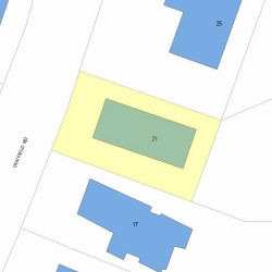 21 Duffield Rd, Newton, MA 02466 plot plan