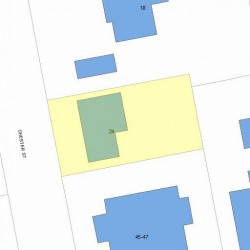 24 Chester St, Newton, MA 02461 plot plan