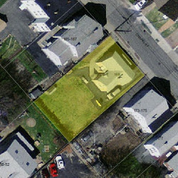 169 Chapel St, Newton, MA 02458 aerial view