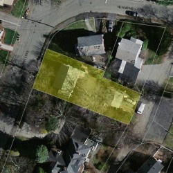 180 Hunnewell Ave, Newton, MA 02458 aerial view