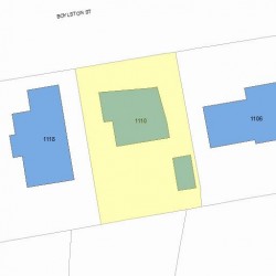 1110 Boylston St, Newton, MA 02464 plot plan