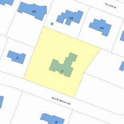 21 Bonnybrook Rd, Newton, MA 02468 plot plan