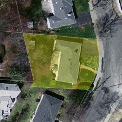 121 Selwyn Rd, Newton, MA 02461 aerial view