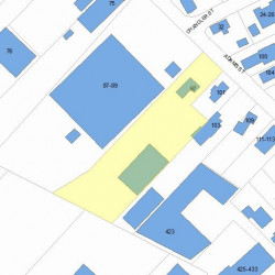 97 Adams St, Newton, MA 02458 plot plan