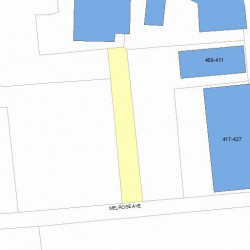 11 Melrose Ave, Newton, MA 02466 plot plan