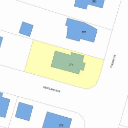 271 Cherry St, Newton, MA 02465 plot plan