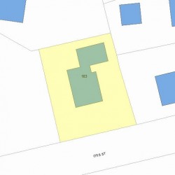 103 Otis St, Newton, MA 02460 plot plan