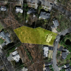 15 Palmer Rd, Newton, MA 02468 aerial view