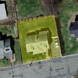 39 Indiana Ter, Newton, MA 02464 aerial view