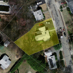 71 Quinobequin Rd, Newton, MA 02462 aerial view