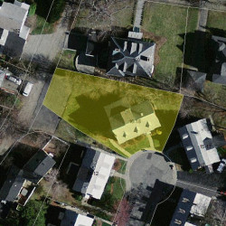 16 Hunnewell Cir, Newton, MA 02458 aerial view
