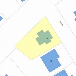 95 Hyde St, Newton, MA 02461 plot plan