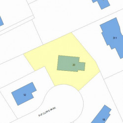 20 Sutcliffe Park, Newton, MA 02461 plot plan