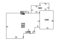 160 Windsor Rd, Newton, MA 02468 floor plan