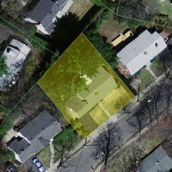 41 Sherrin Rd, Newton, MA 02462 aerial view