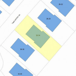 32 Tanglewood Rd, Newton, MA 02459 plot plan