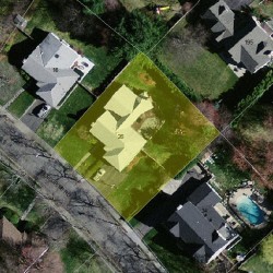 26 Peregrine Rd, Newton, MA 02459 aerial view