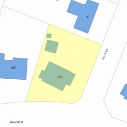 1891 Beacon St, Newton, MA 02468 plot plan