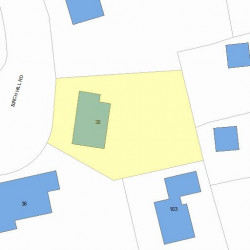 30 Birch Hill Rd, Newton, MA 02465 plot plan