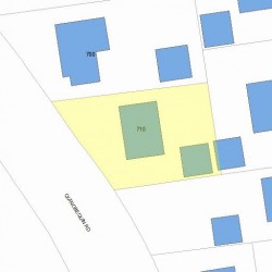 710 Quinobequin Rd, Newton, MA 02468 plot plan