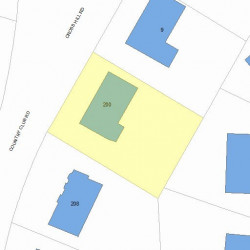 200 Country Club Rd, Newton, MA 02459 plot plan