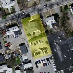 140 Webster St, Newton, MA 02465 aerial view