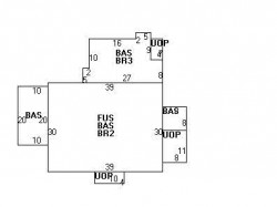 47 Cabot St, Newton, MA 02458 floor plan