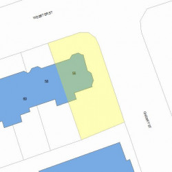 56 Webster St, Newton, MA 02465 plot plan