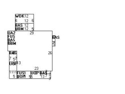 58 Cottage St, Newton, MA 02464 floor plan