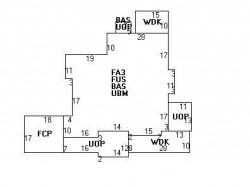 57 Hunnewell Ave, Newton, MA 02458 floor plan