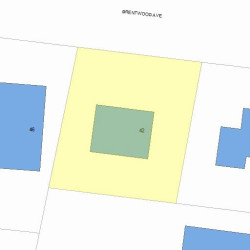 42 Brentwood Ave, Newton, MA 02459 plot plan