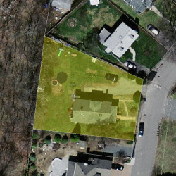 19 Lill Ave, Newton, MA 02465 aerial view