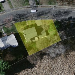 131 Brandeis Rd, Newton, MA 02459 aerial view