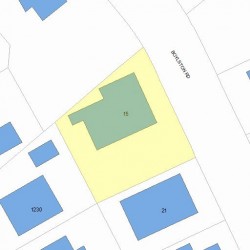 15 Boylston Rd, Newton, MA 02461 plot plan
