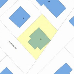 14 Ardmore Ter, Newton, MA 02465 plot plan